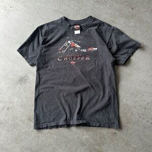Harley-Davidson Factory Chopper Black Graphic T-Shirt men’s Medium